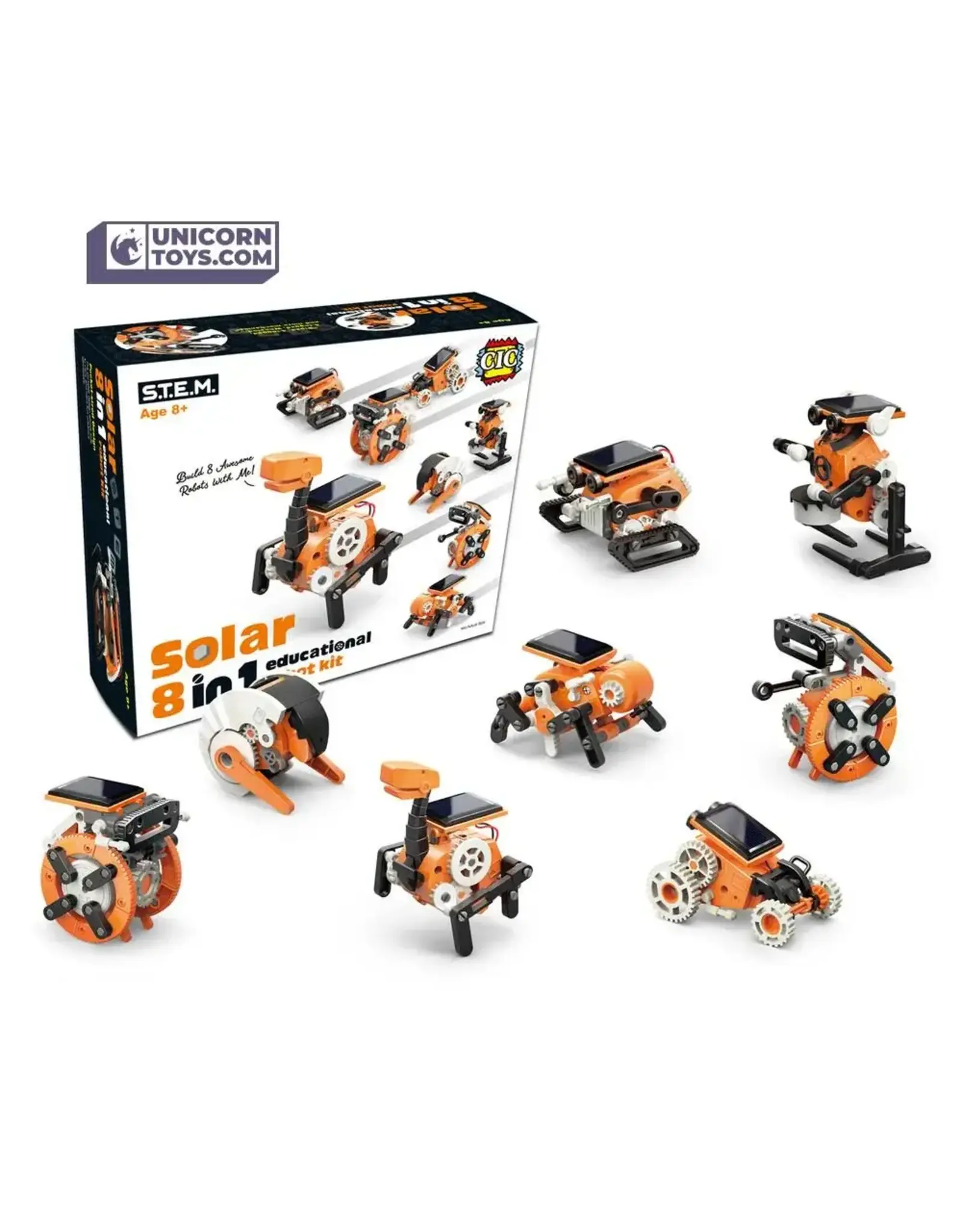 8 in 1 Solar Educational Robot Kit