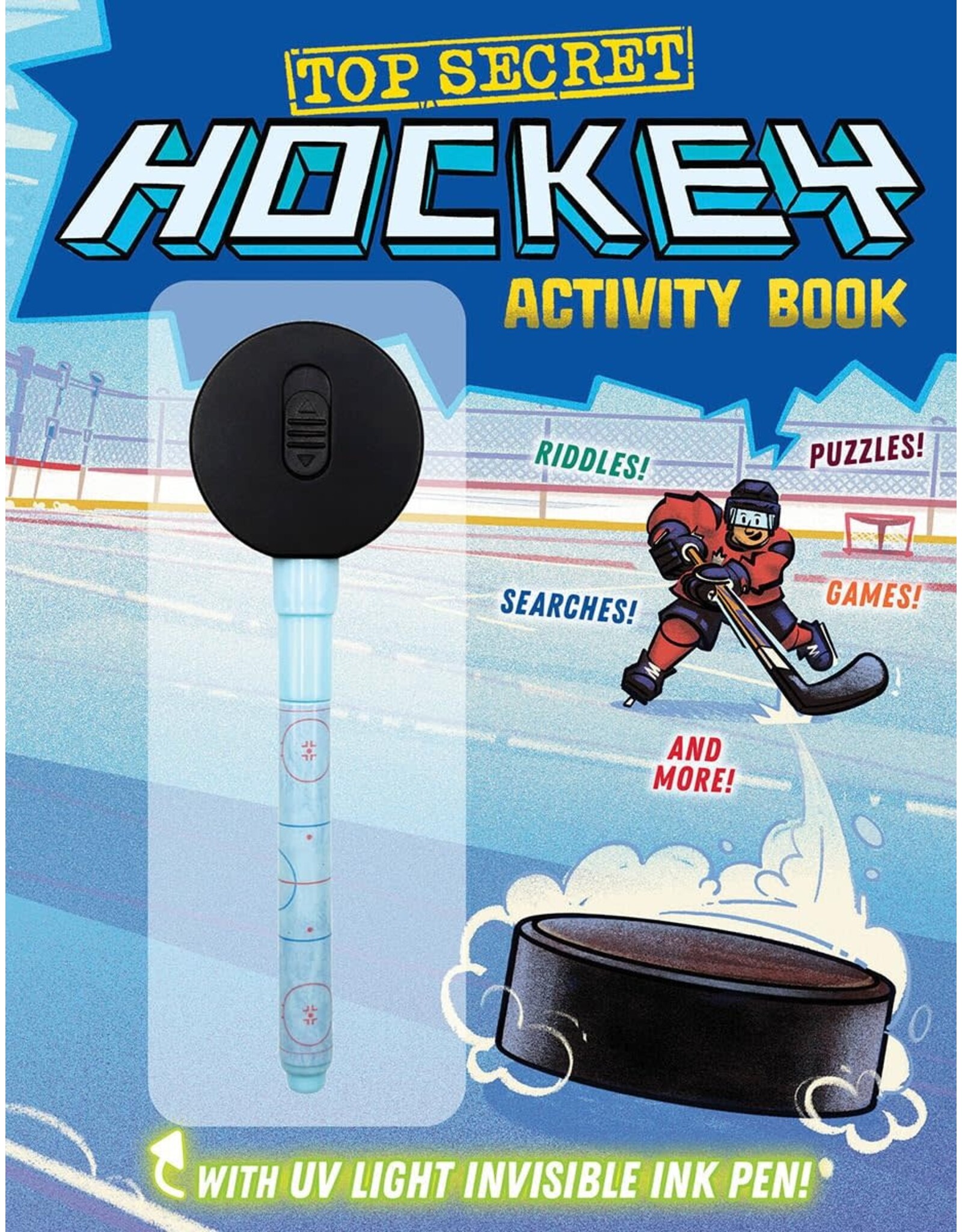 Scholastic Top Secret Hockey Activity Book