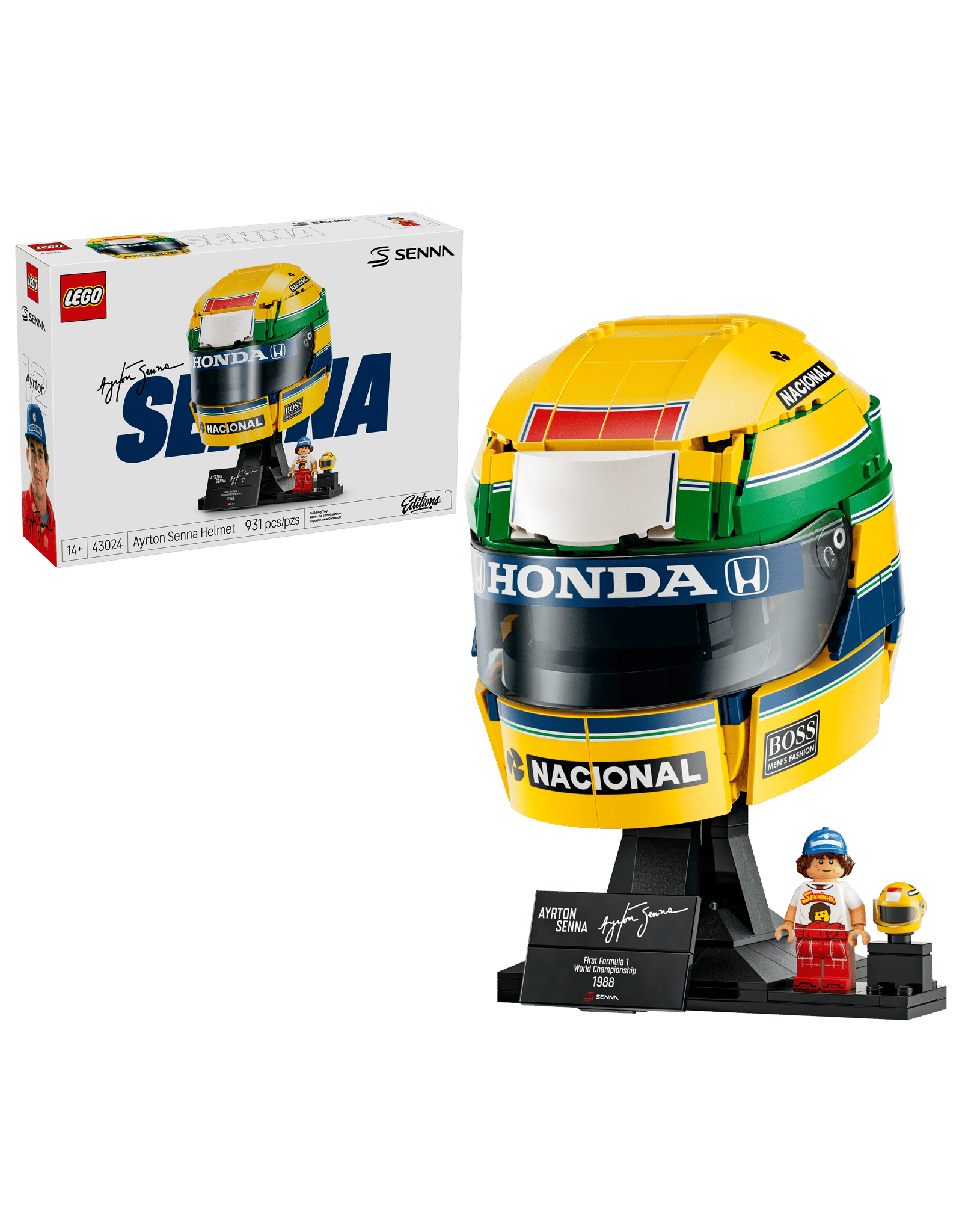 Lego Ayrton Senna Helmet