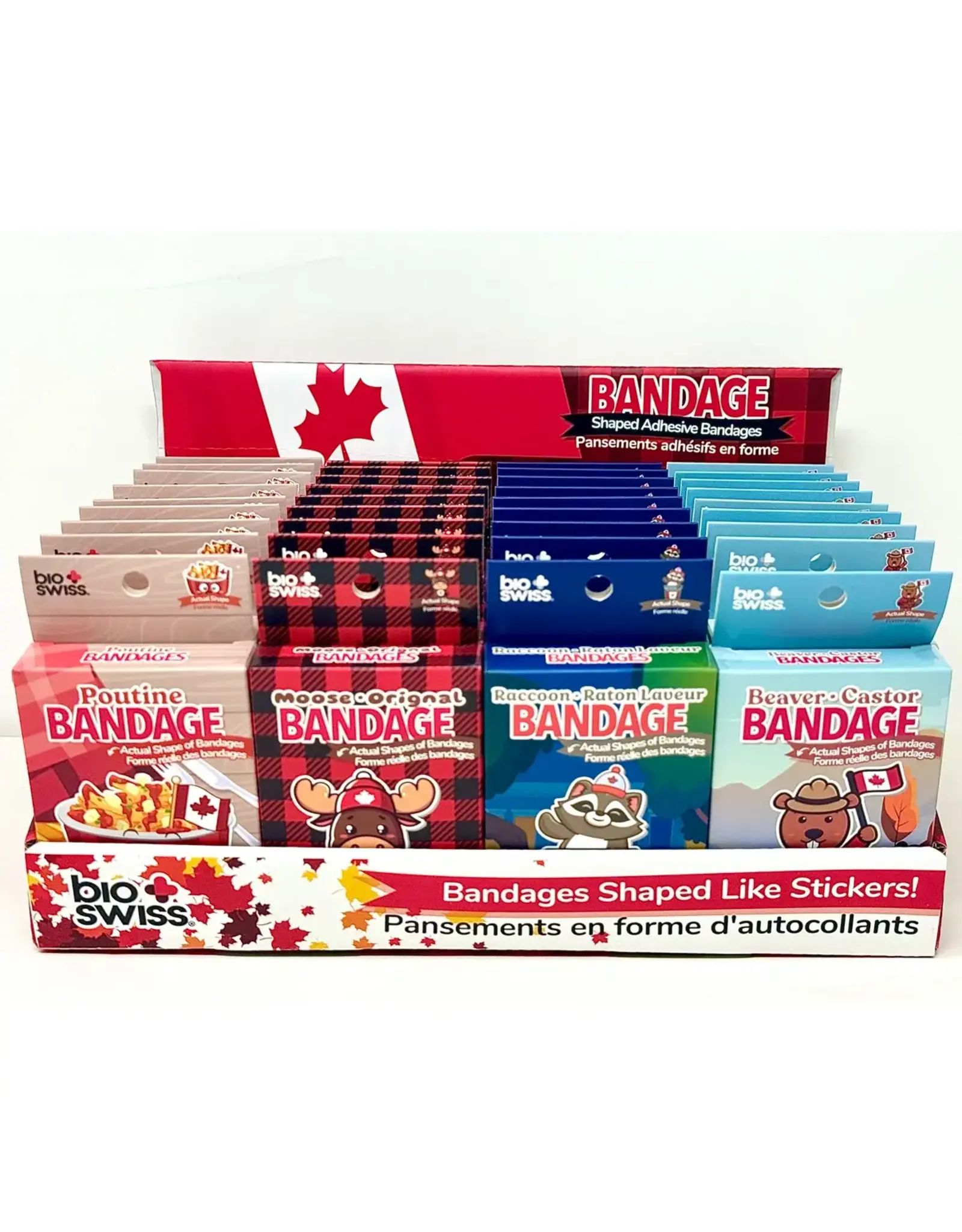 Canada Shaped Bandages Assorted