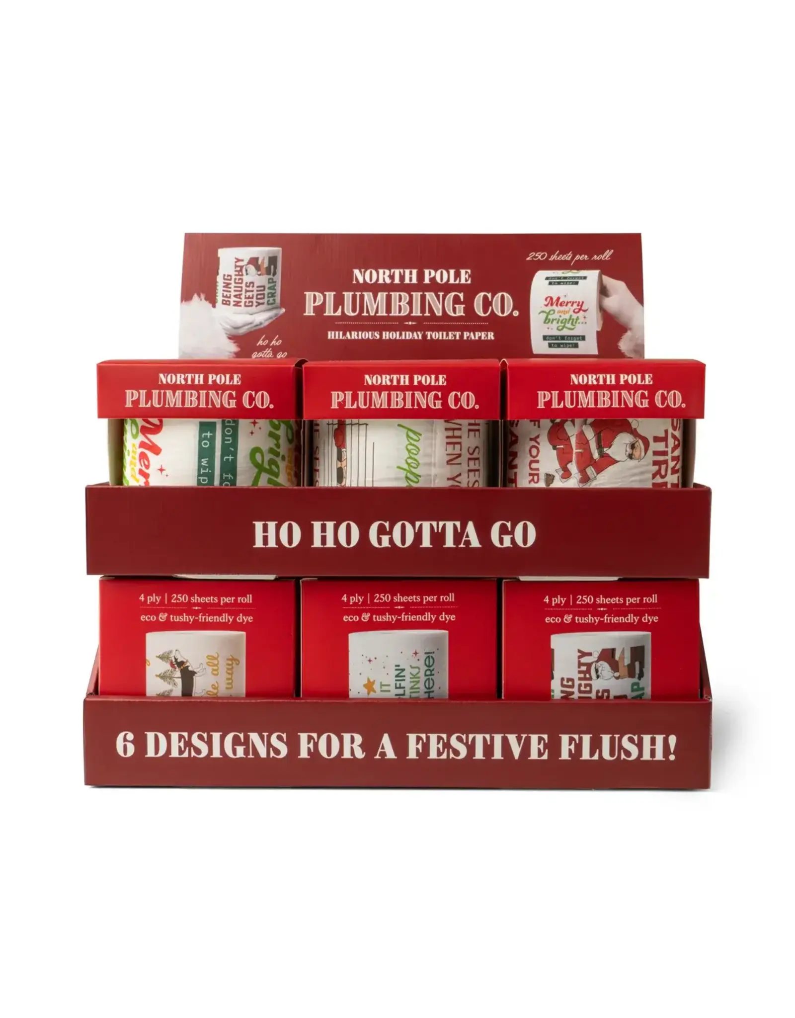 North Pole Plumbing Holiday Toilet Paper