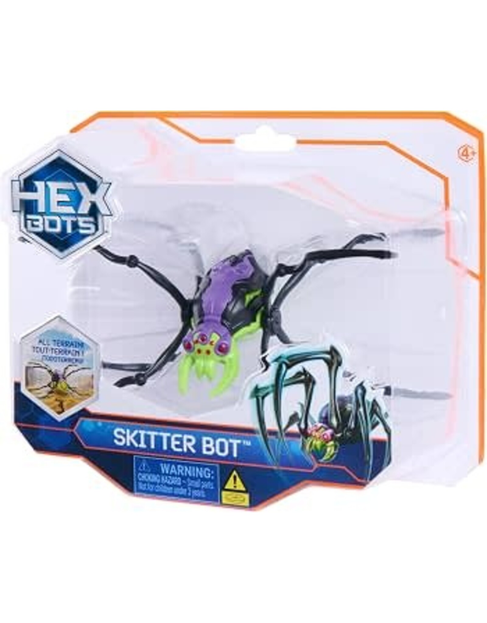 Spin Master HEX BOTS Skitter Bot Spider