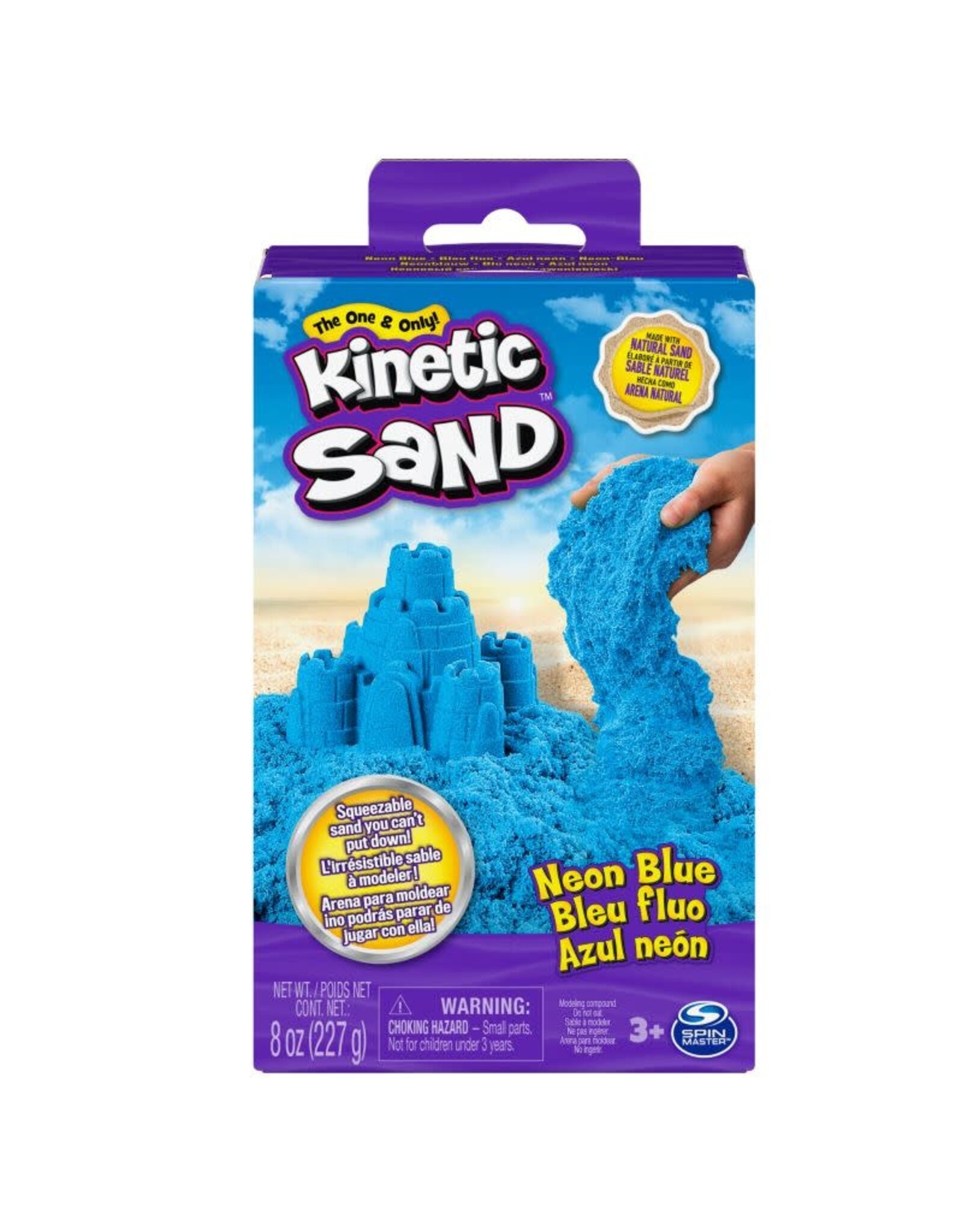 Spin Master Kinetic Sand Refill Kinetic Sand 8oz Sand Box Assorted