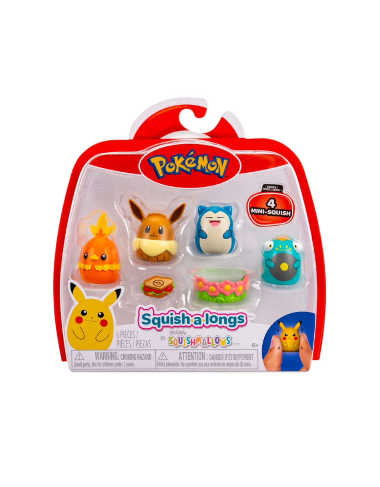 Squish-a-longs Pokémon Figure Pack