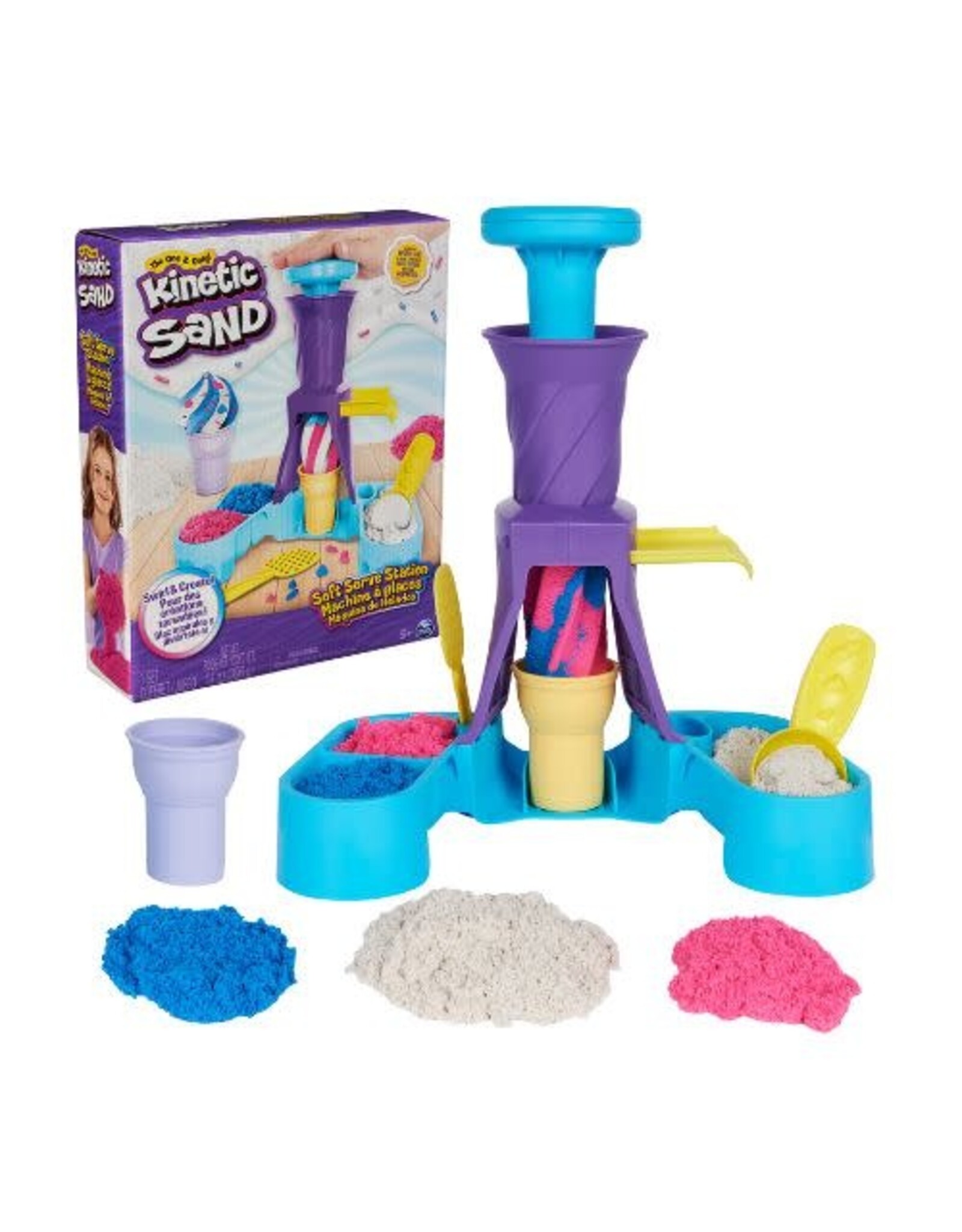 Spin Master Kinetic Sand Soft Serve Station