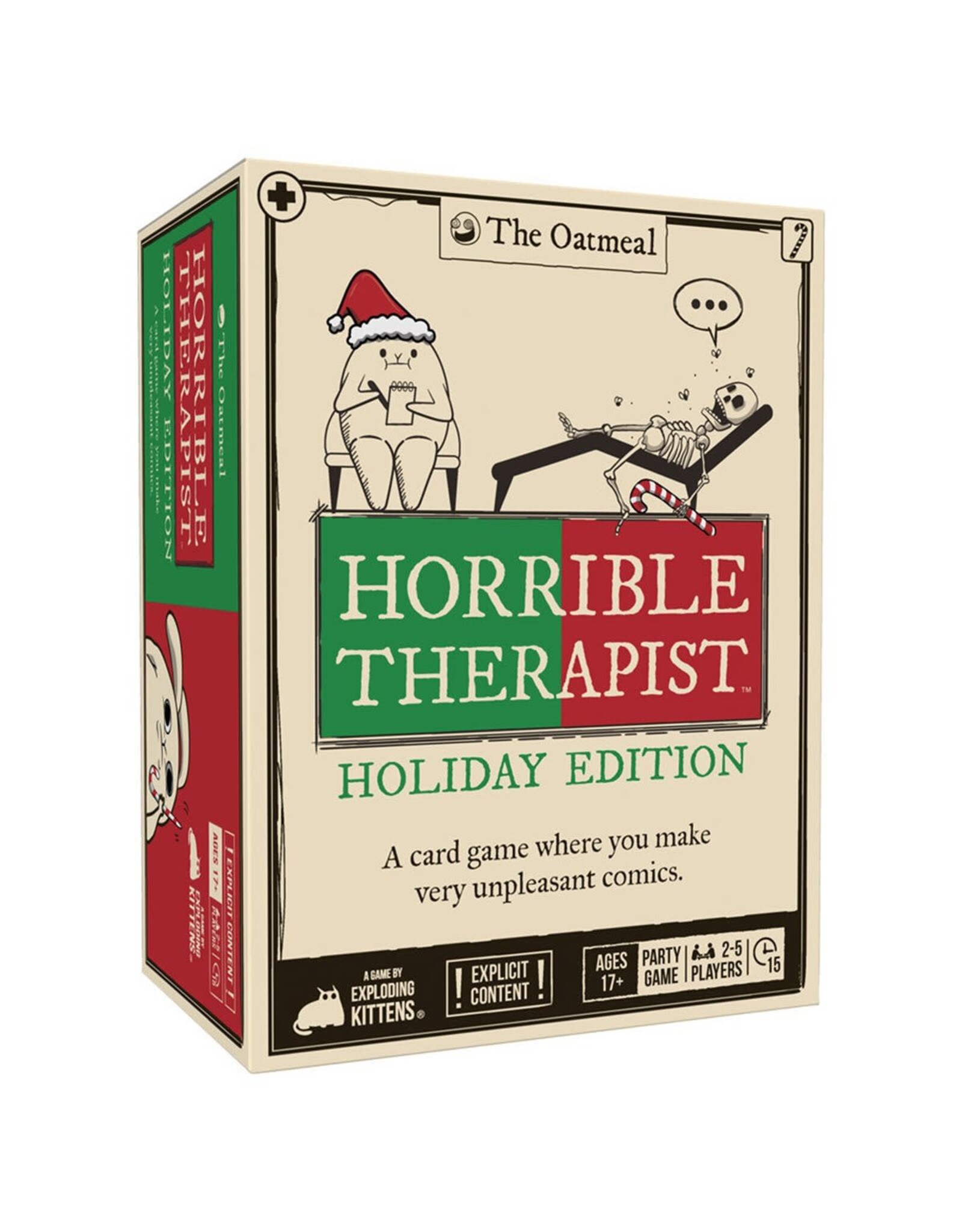 Exploding Kittens Horrible Therapist - Holiday Edition