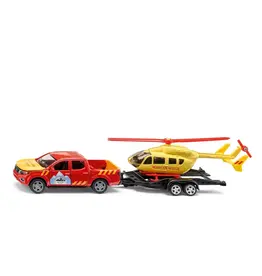 Siku Siku Nissan Navara With Helicopter