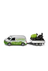 Siku Siku VW T6 with Lawn Tractor