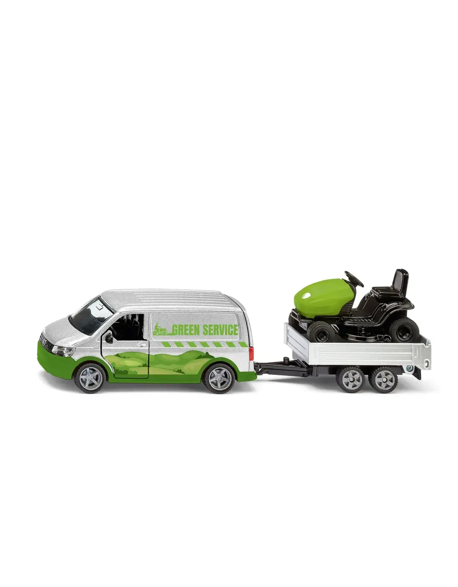 Siku Siku VW T6 with Lawn Tractor