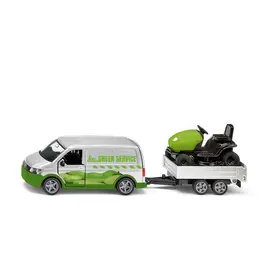 Siku Siku VW T6 with Lawn Tractor