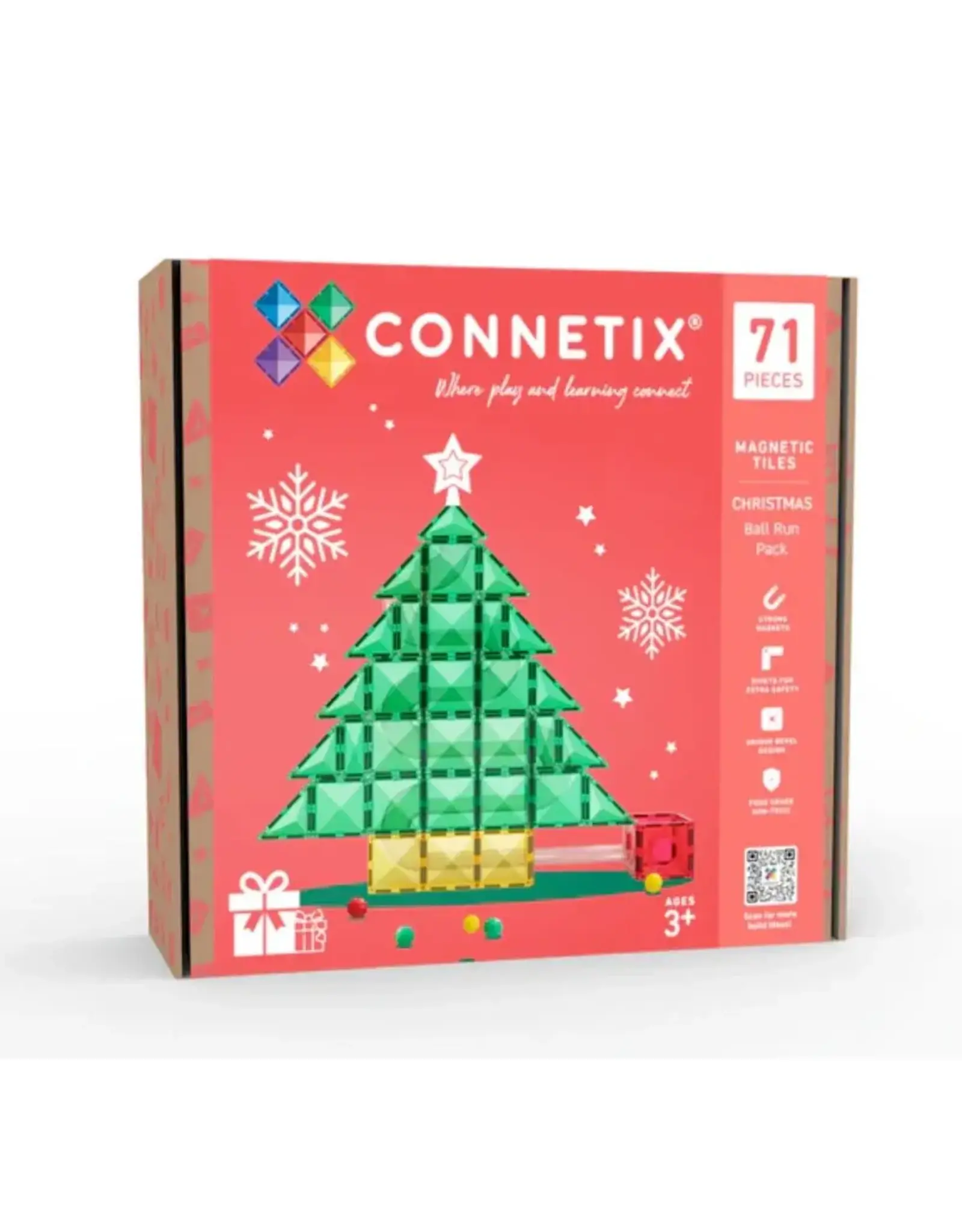Connetix Connetix Special Edition Christmas Tree Ball Run 71pc