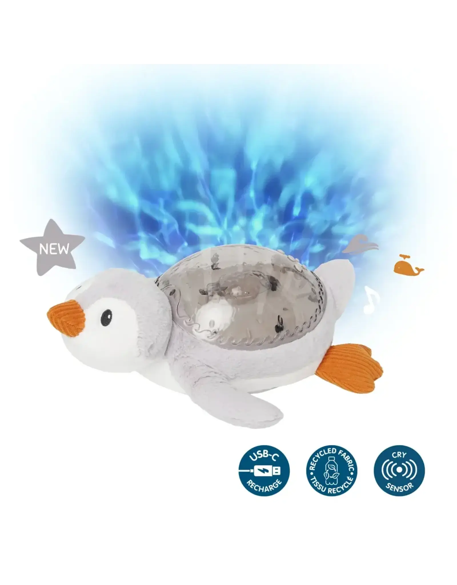 Cloud B Tranquil Penguin Rechargeable - Grey
