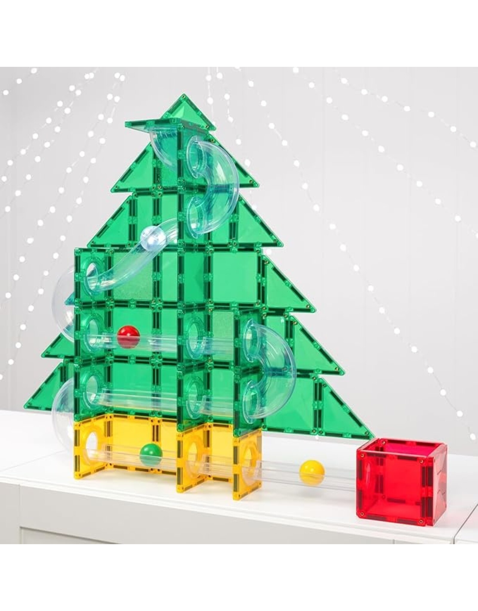 Connetix Connetix Special Edition Christmas Tree Ball Run 71pc