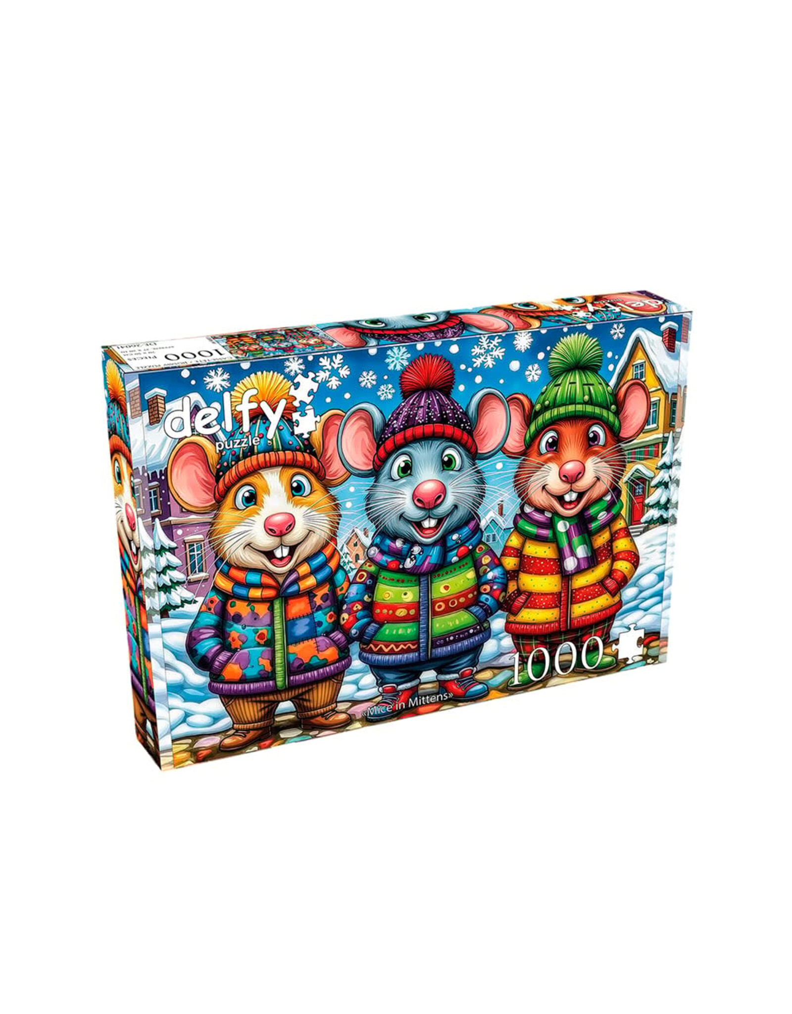 Delfy Mice in Mittens 1000pc