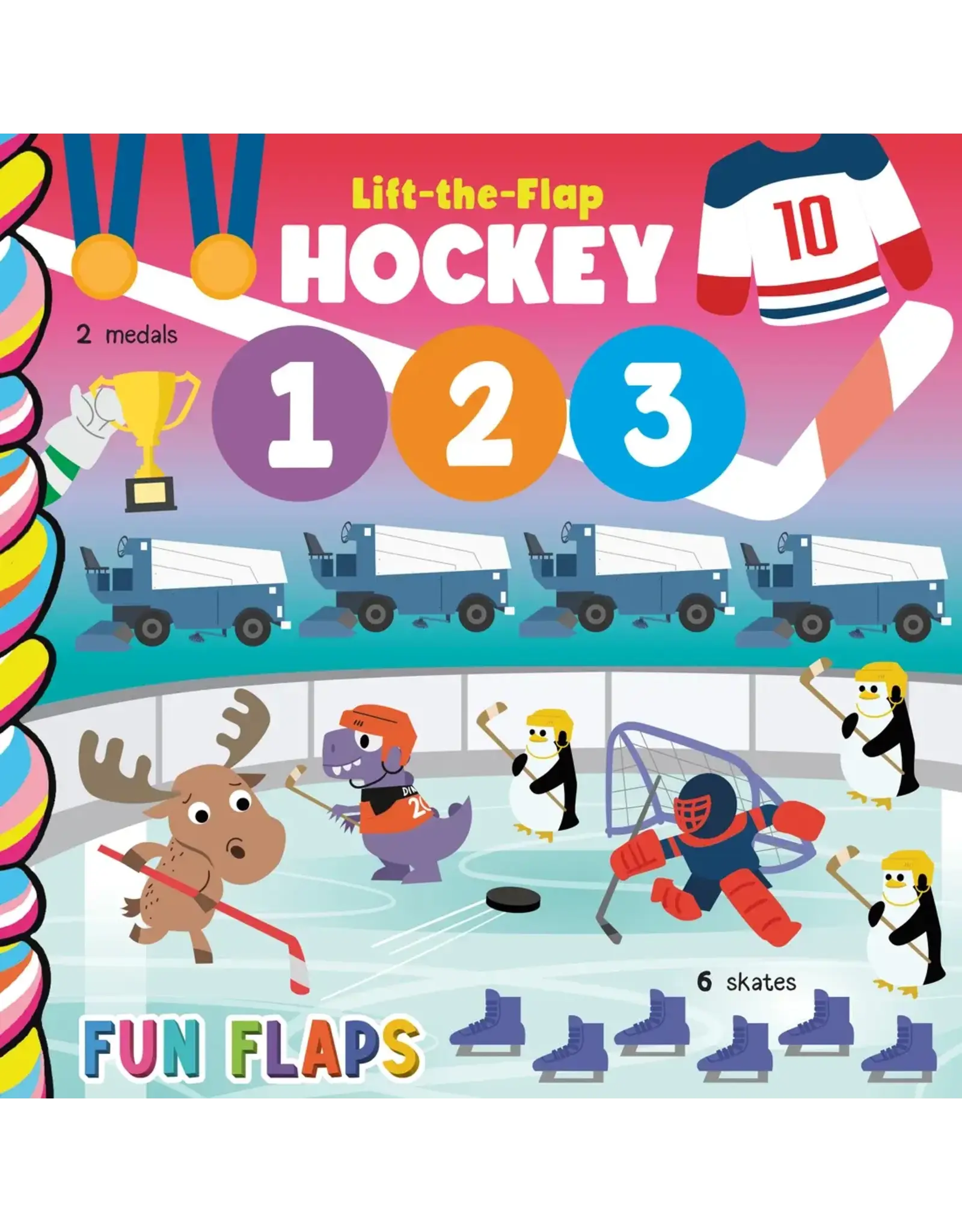 Lift-the-Flap Hockey 123