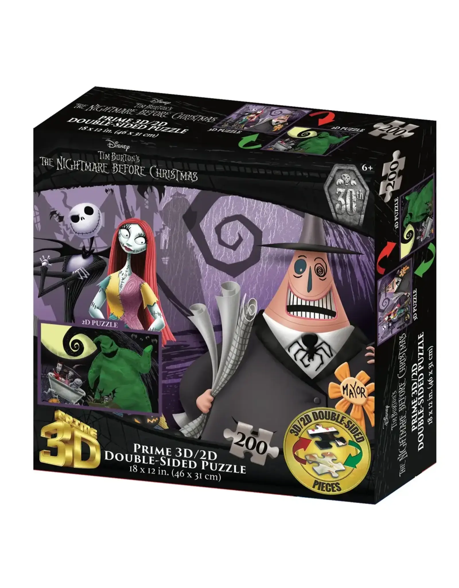 Disney Tim Burton's The Nightmare Before Christmas 3D/2D 200pc