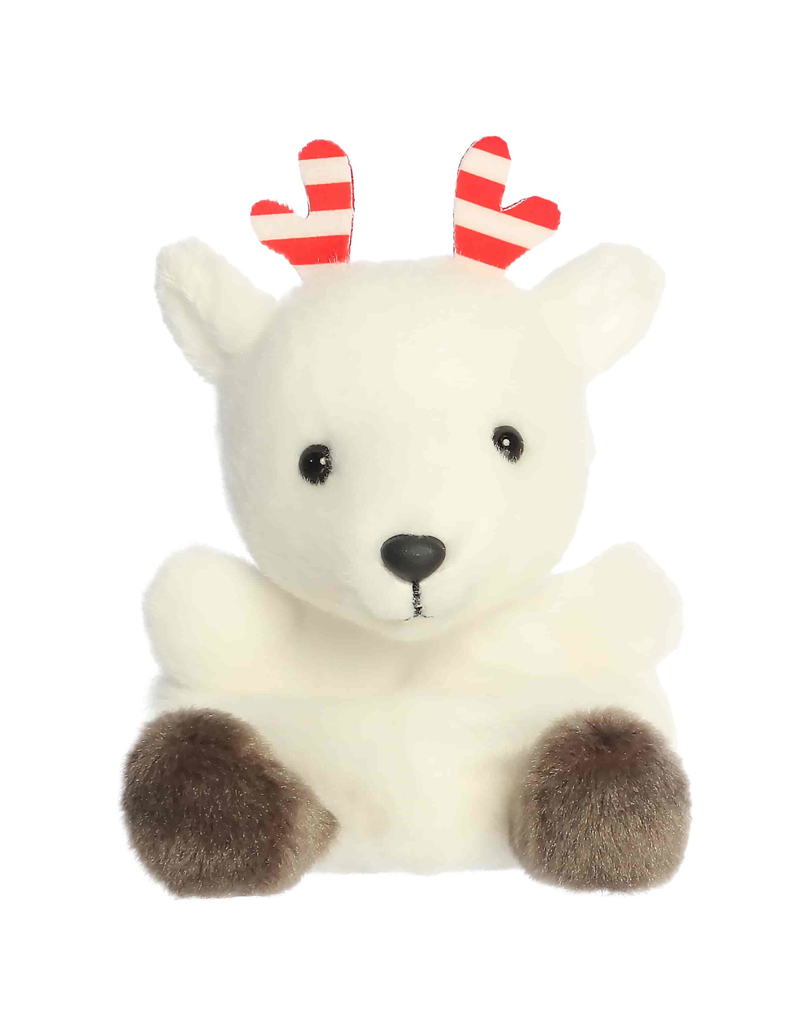 Aurora Palm Pals - 5" Rem Peppermint Reindeer