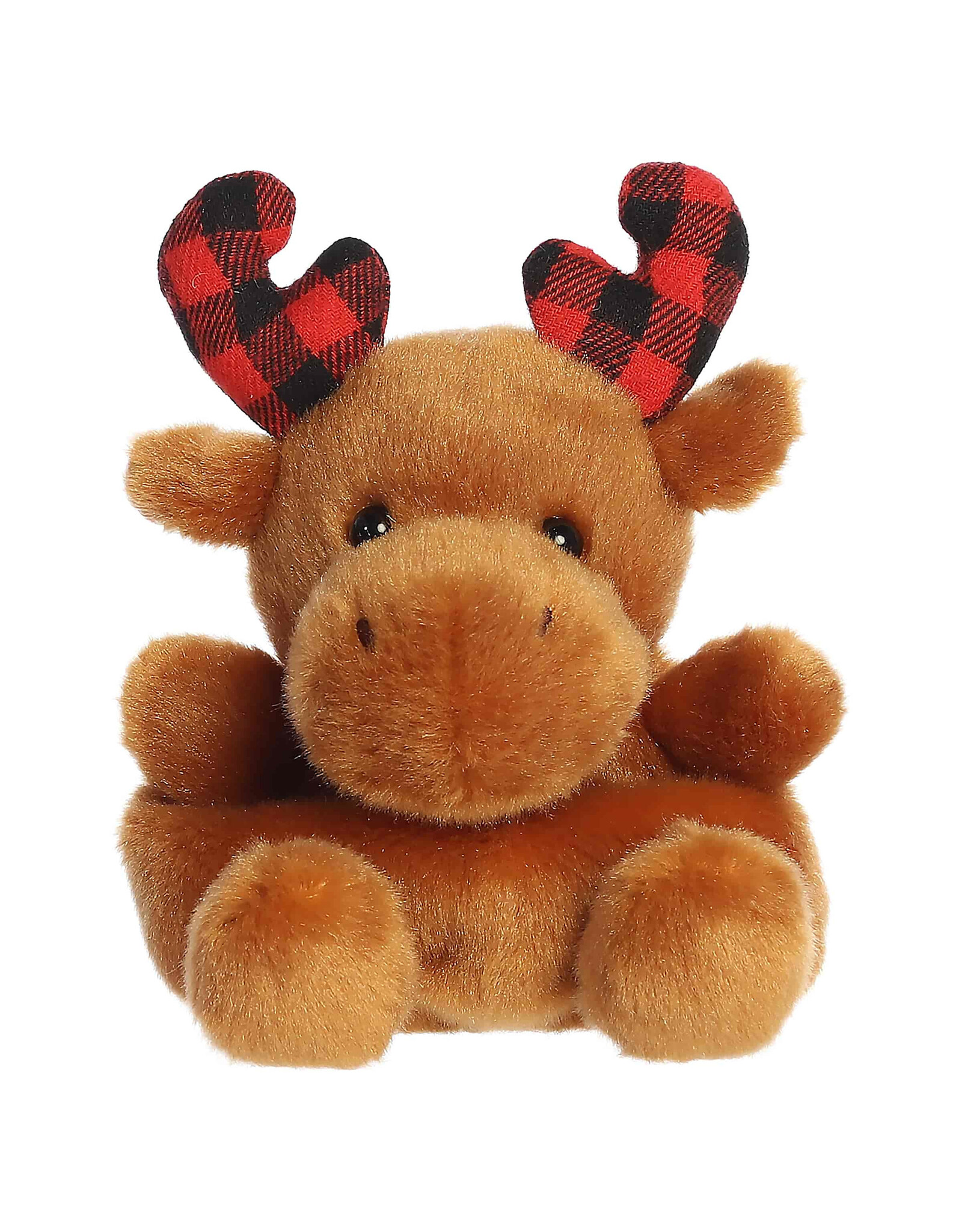 Aurora Palm Pals - 4" Clove Plaid Moose