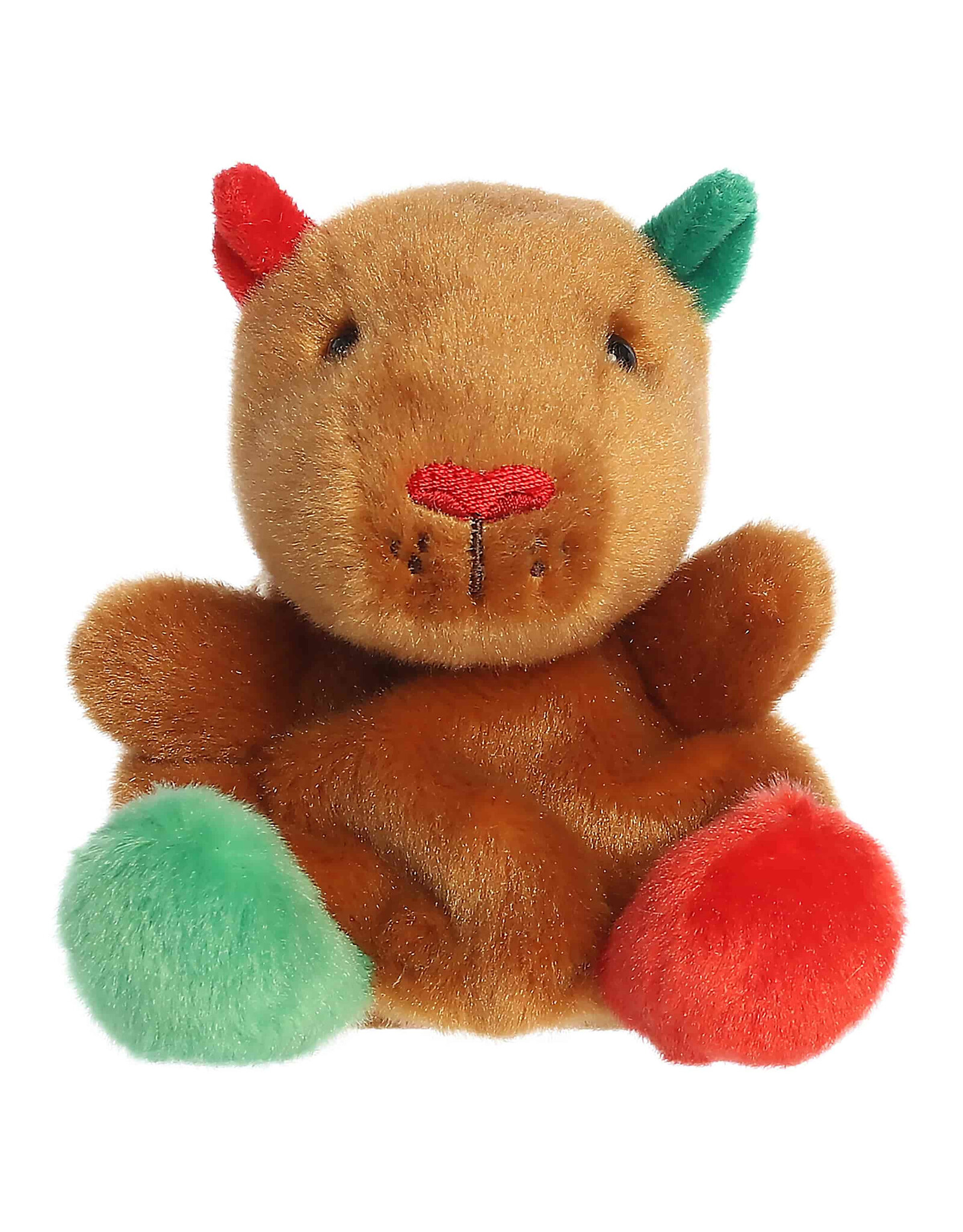 Aurora Palm Pals - 4" Syd Holiday Capybara