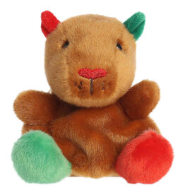 Aurora Palm Pals - 4" Syd Holiday Capybara