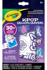 Crayola Fuzzy Stickers Colourable - K-Pop Demon Hunters