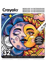 Crayola Mercury in Retrograde 32 Pages Adult Colouring Book