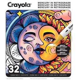 Crayola Mercury in Retrograde 32 Pages Adult Colouring Book