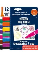 Crayola Crayola Broad Line Dry Erase Markers 12pk
