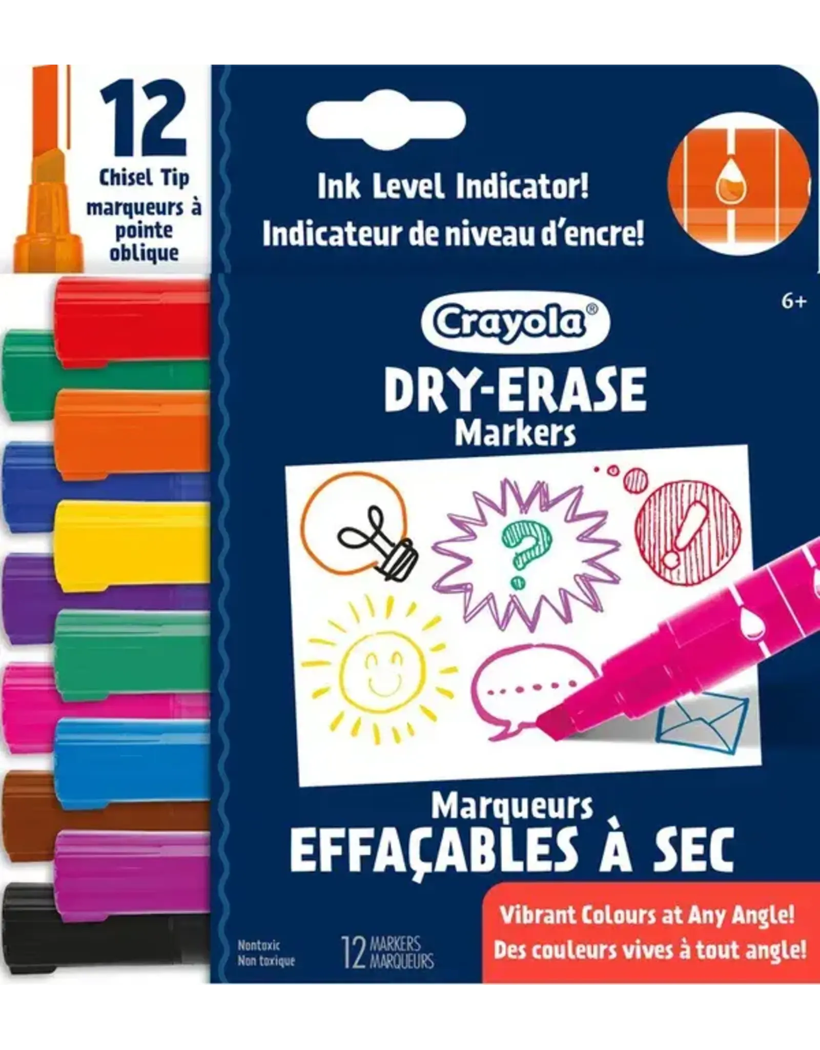 Crayola Crayola Broad Line Dry Erase Markers 12pk