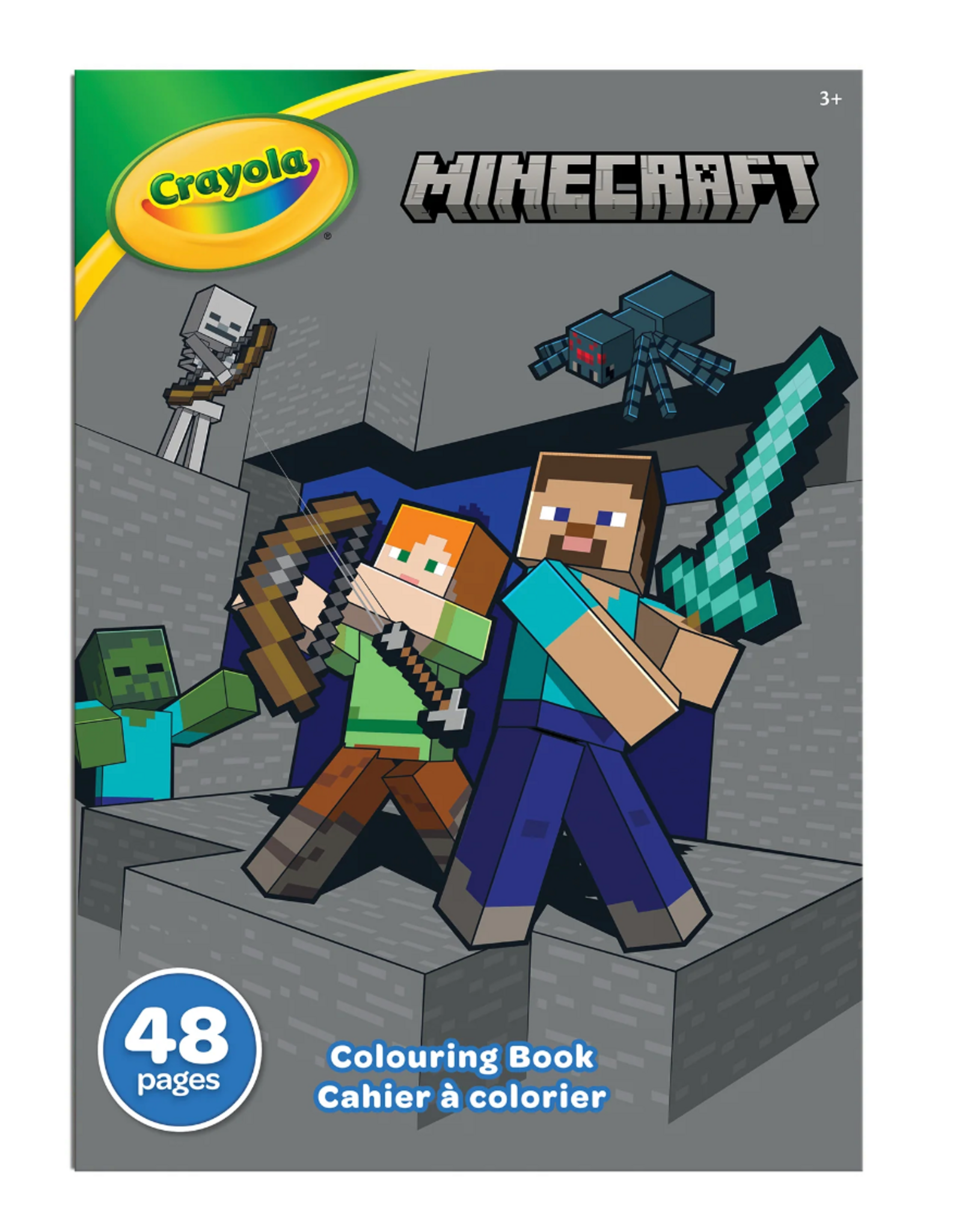 Crayola Minecraft 48 Page Colouring Book