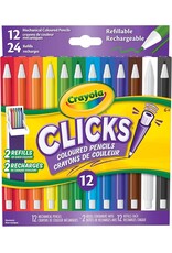 Crayola Clicks Mechanical Coloured Pencils 12 Count