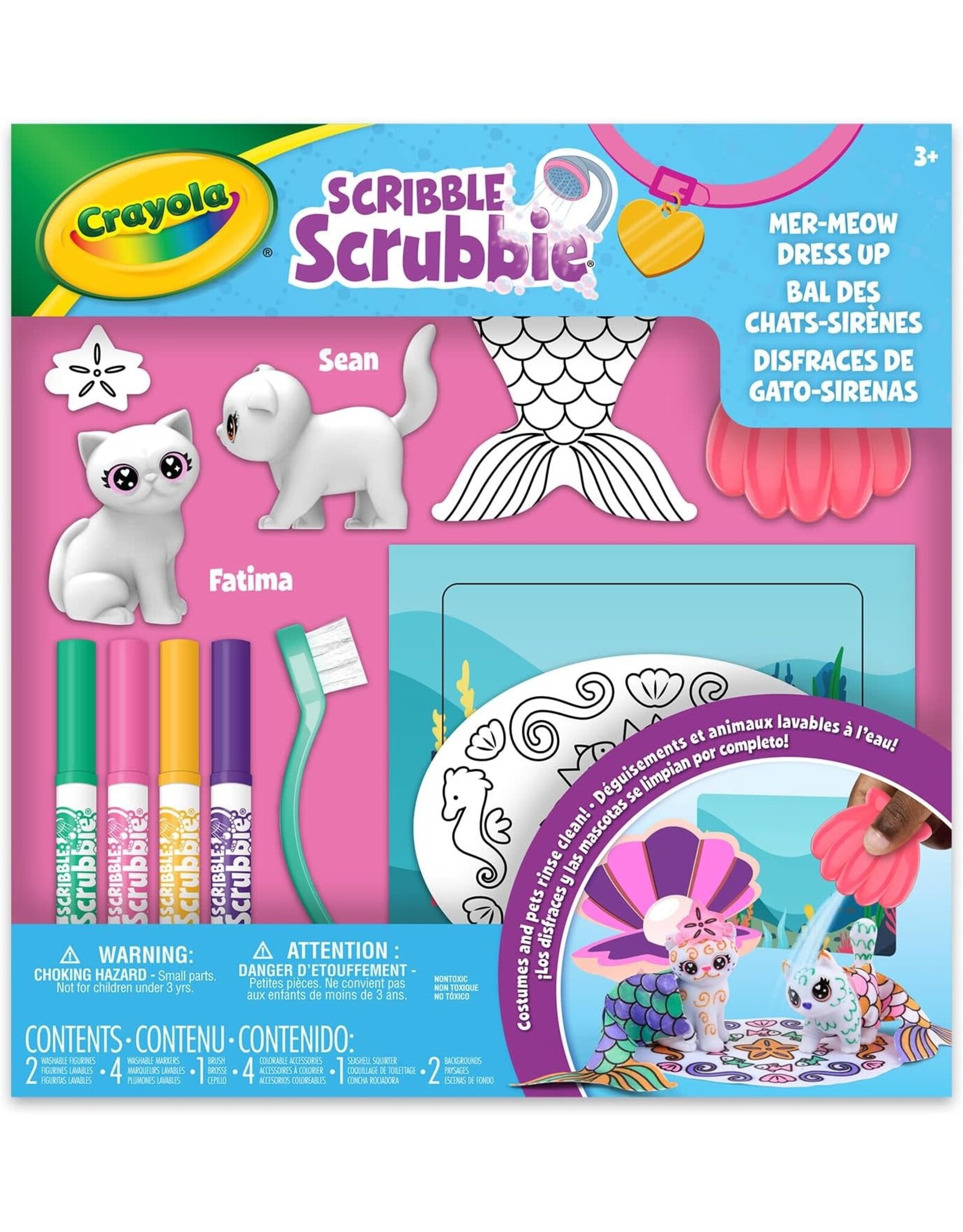 Crayola Crayola Scribble Scrubbie MerMeow Dress-Up Playset
