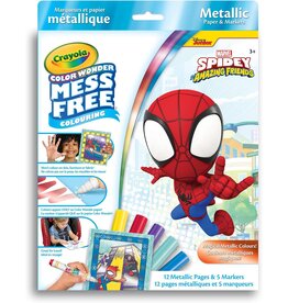Crayola Crayola Spidey & Friends Color Wonder Mess-Free Metallic Paper & Markers Kit