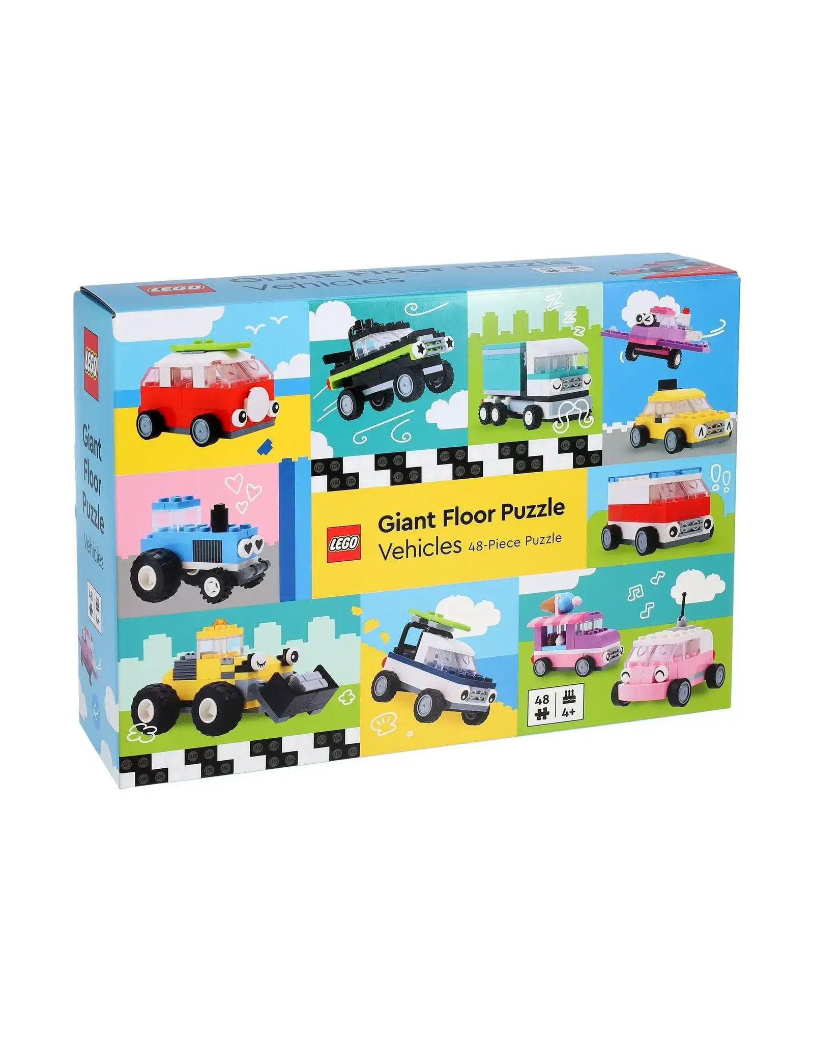 LEGO 48-Piece Giant Floor Puzzle: Vehicles