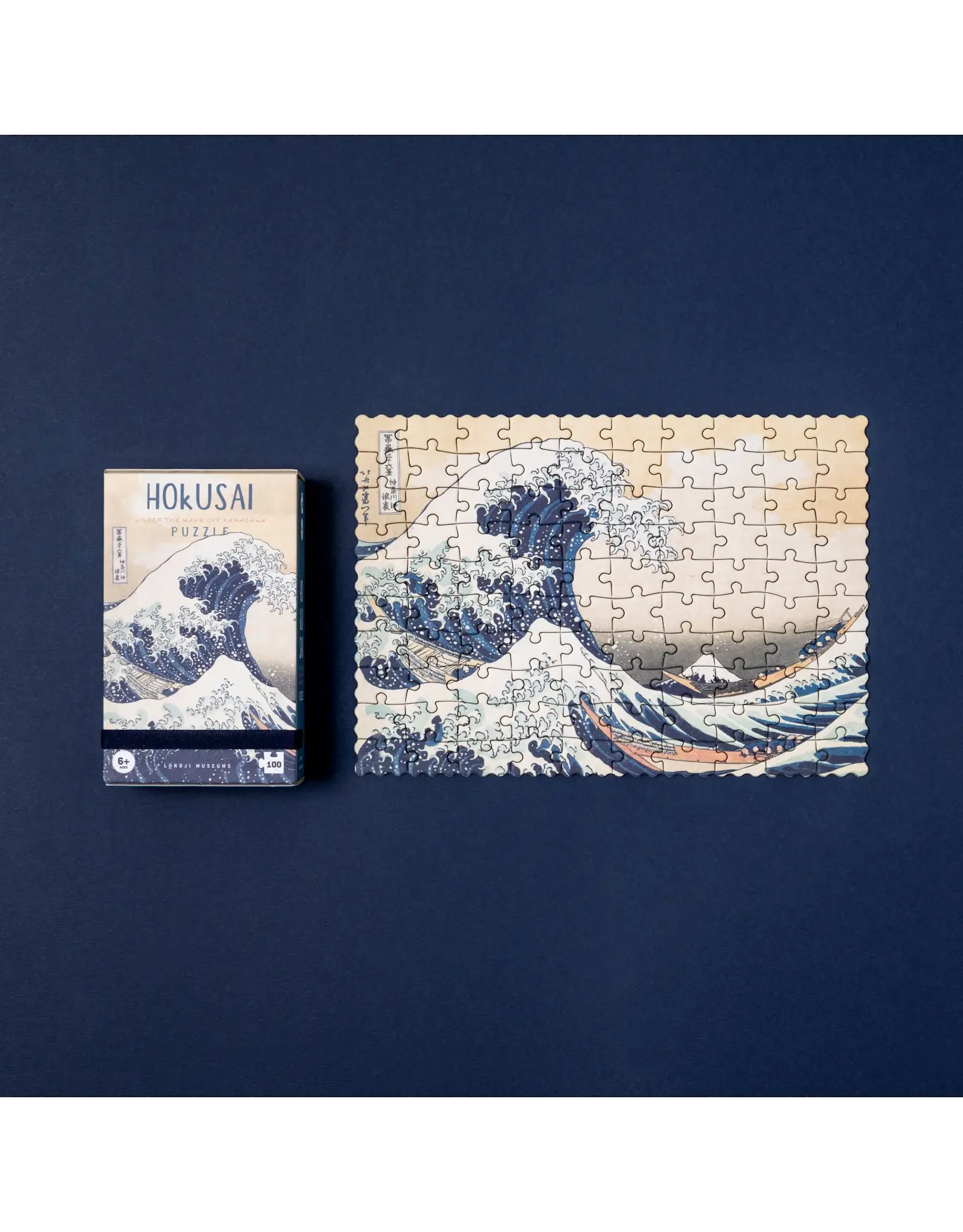 Tiny Puzzle - The Wave by Hokusai 100pc