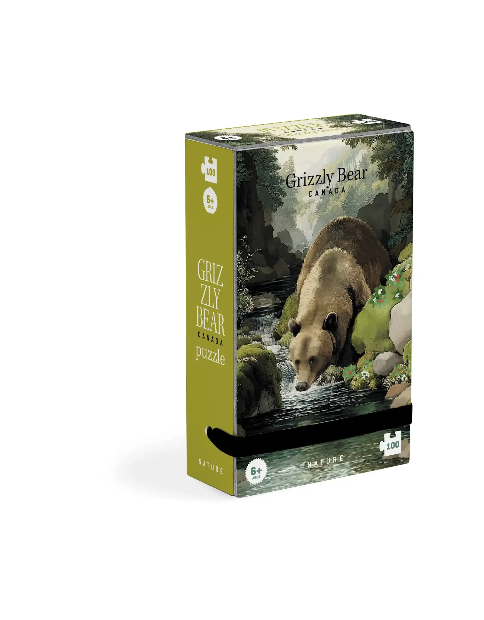 Tiny Puzzle Grizzly Bear 100pc