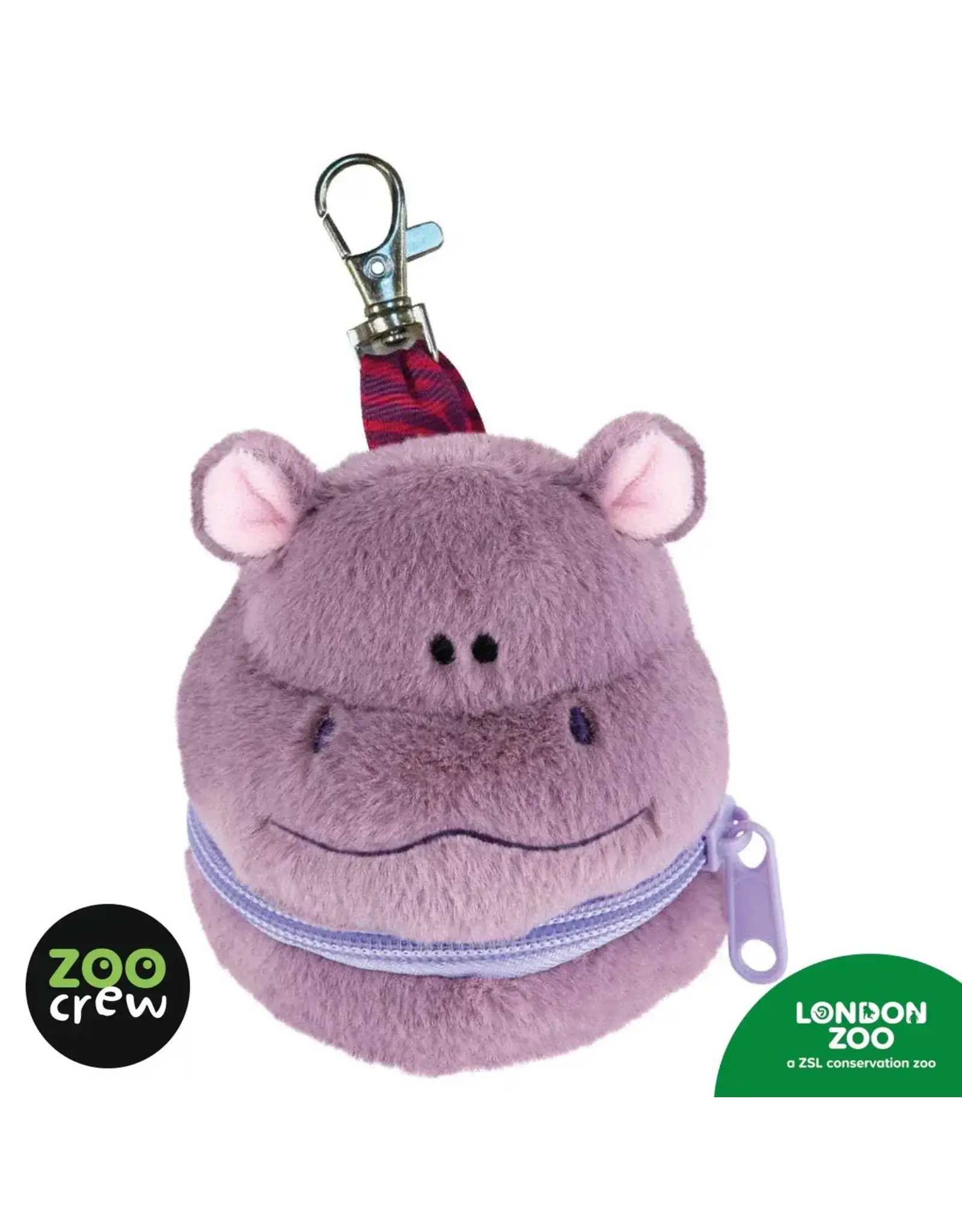 Zoo Crew Pygmy Hippo Zippazoo Bag Buddies