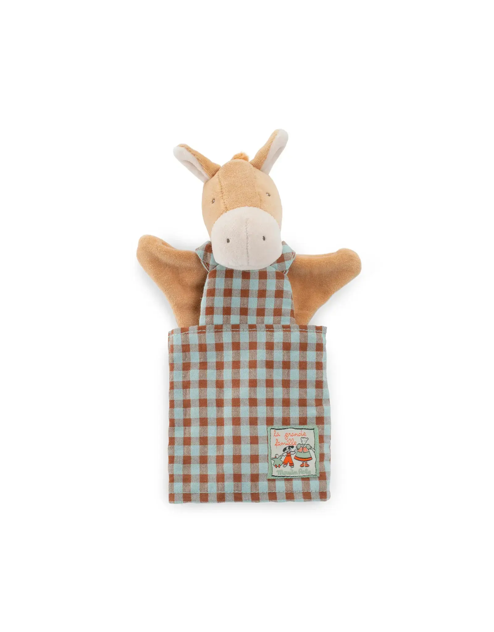 Moulin Roty Grande Famille - Hugo Horse Hand Puppet