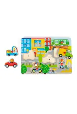 Moulin Roty Wooden Sound Puzzle City