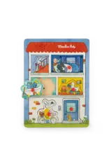 Moulin Roty Puce & Pilou - Wooden Sound Puzzle