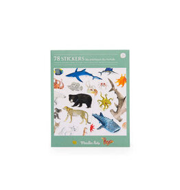 Moulin Roty 78 Animal Stickers Pack