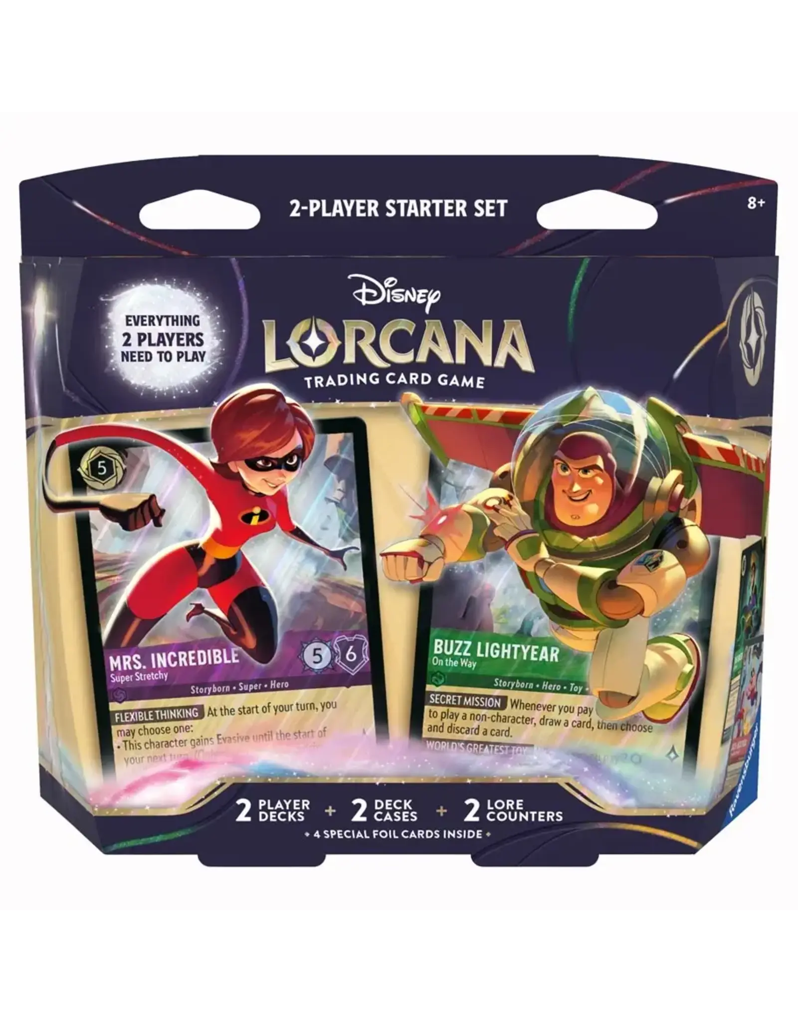 Ravensburger Disney Lorcana: 2-Player Deck: Elastigirl/Buzz Lightyear