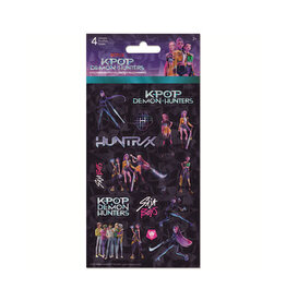 K-Pop Demon Hunters 4 Sheets Stickers