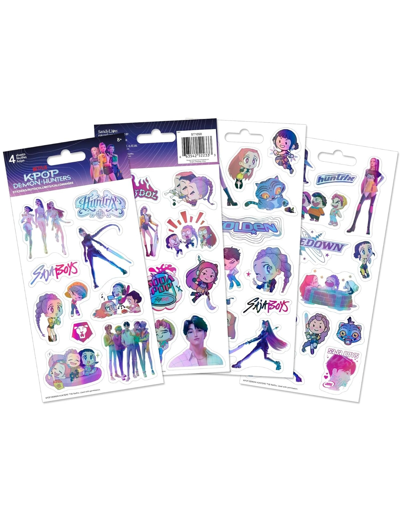 K-Pop Demon Hunters Holographic Stickers