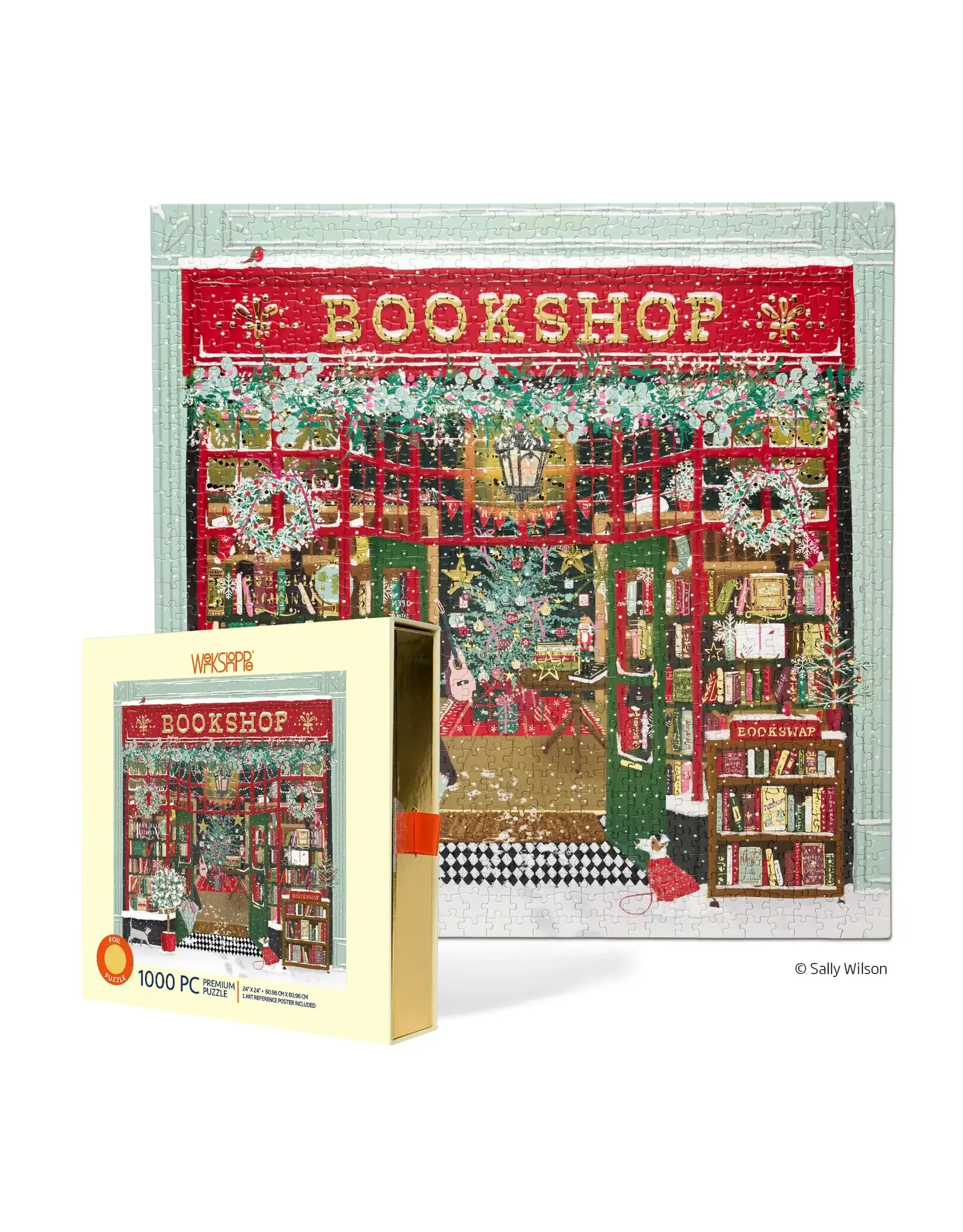 Werkshoppe Festive Bookshop 1000pc
