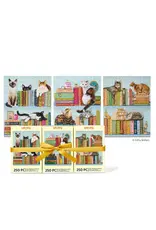 Werkshoppe Cats On Books 250pc Puzzle Set