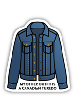 Stickers Northwest My Other Outfit is a Canadian Tuxedo Sticker