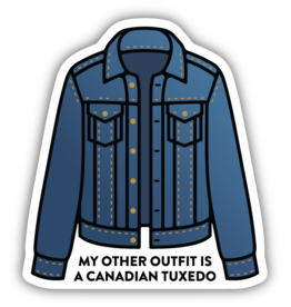 Stickers Northwest My Other Outfit is a Canadian Tuxedo Sticker