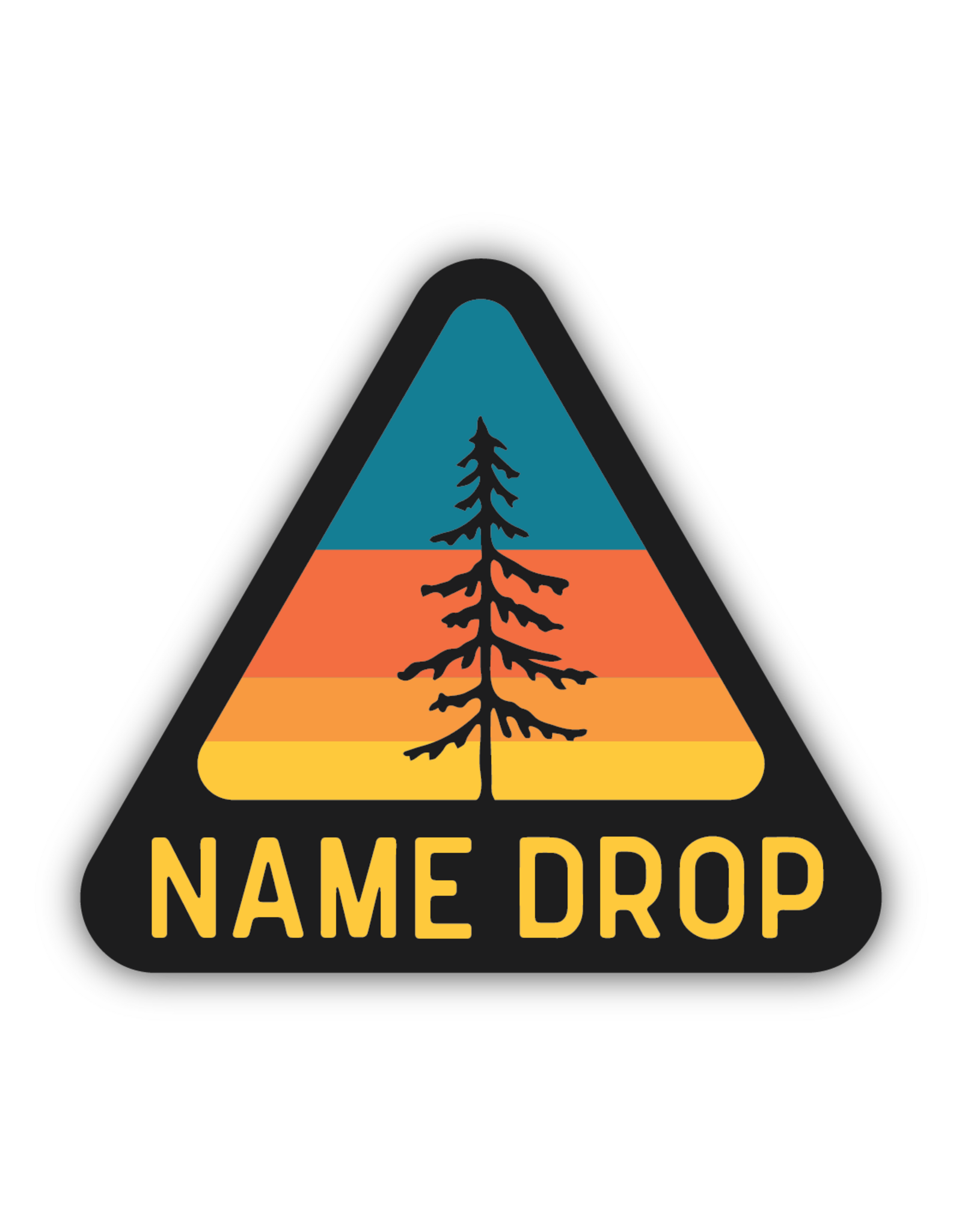 Stickers Northwest Kamloops Triangular Tree Patch Sticker