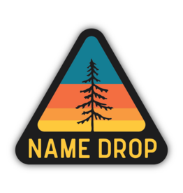 Stickers Northwest Kamloops Triangular Tree Patch Sticker
